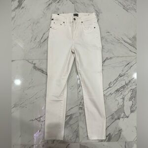 Citizens of Humanity White HiRise Rocket Crop Sz 27. MSRP $228. New with tags.